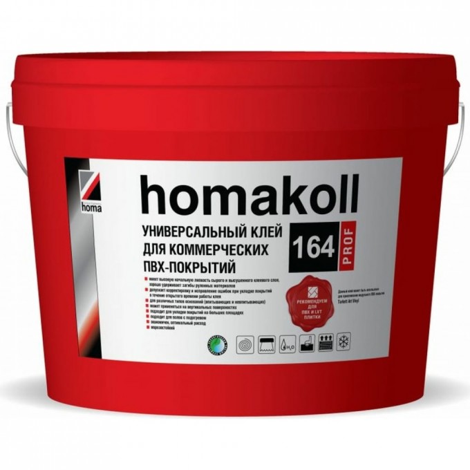 Клей для коммерческого линолеума HOMAKOLL 300-350 г/м2, 20 кг 55077
